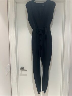Theory Black silky crepe Jumpsuit 6